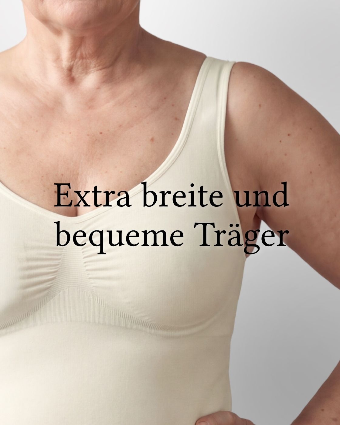 Shape Bestseller - Body Extra breite Träger + Body breitere Träger + Top mit Raffung