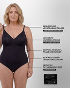Shape Bestseller - Body Extra breite Träger + Body breitere Träger + Top mit Raffung